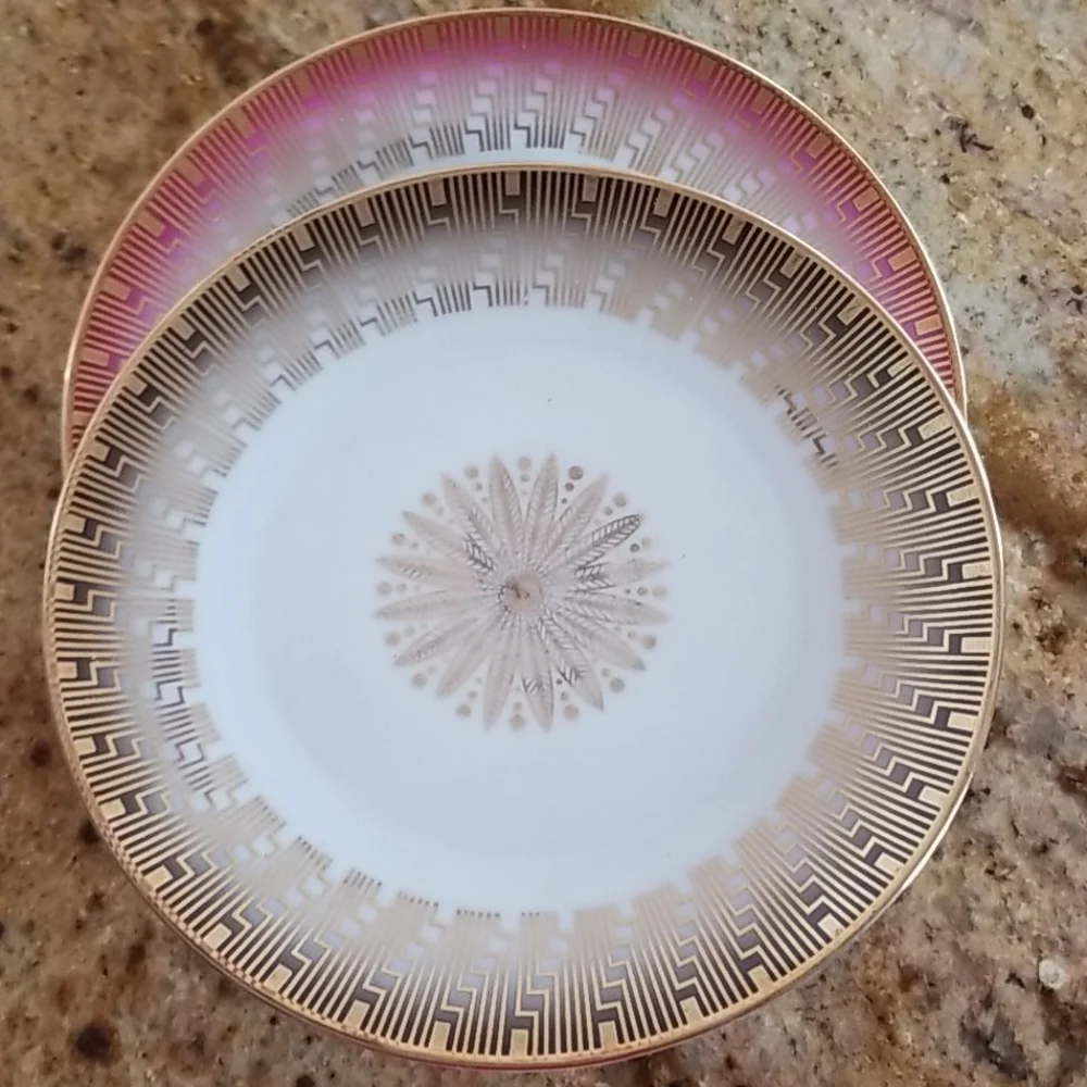 VTG Winterling Bavarian  Porcelain Dessert Plates